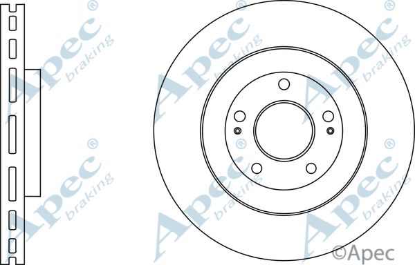 APEC BRAKING Тормозной диск DSK2922